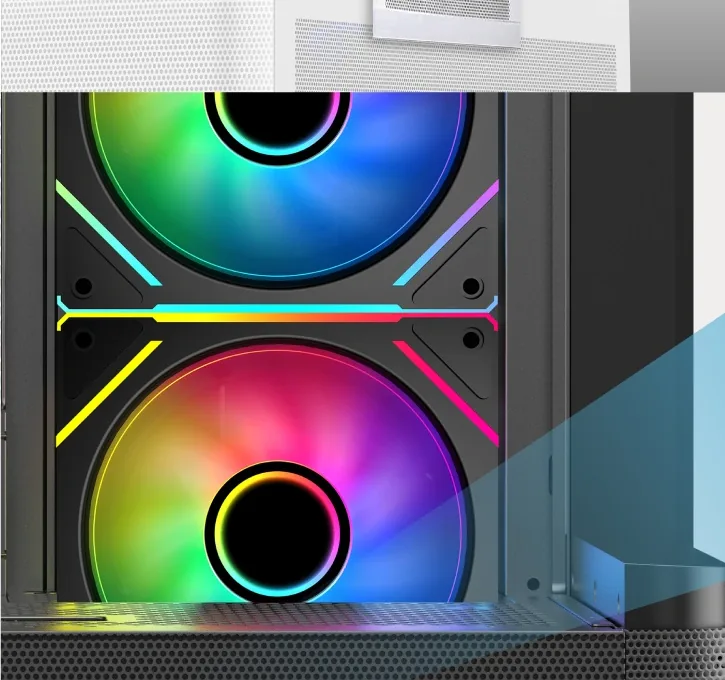 Front I/O of the black FX 830: two USB-A ports, USB Type-C, power and reset