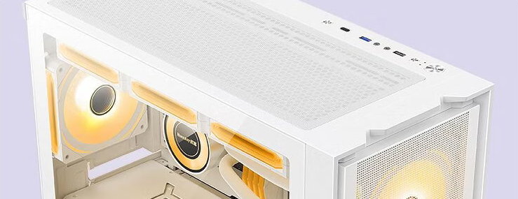 GX750C top deck cooling perforations and removable dust filter