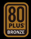 80 PLUS Bronze certified power supply